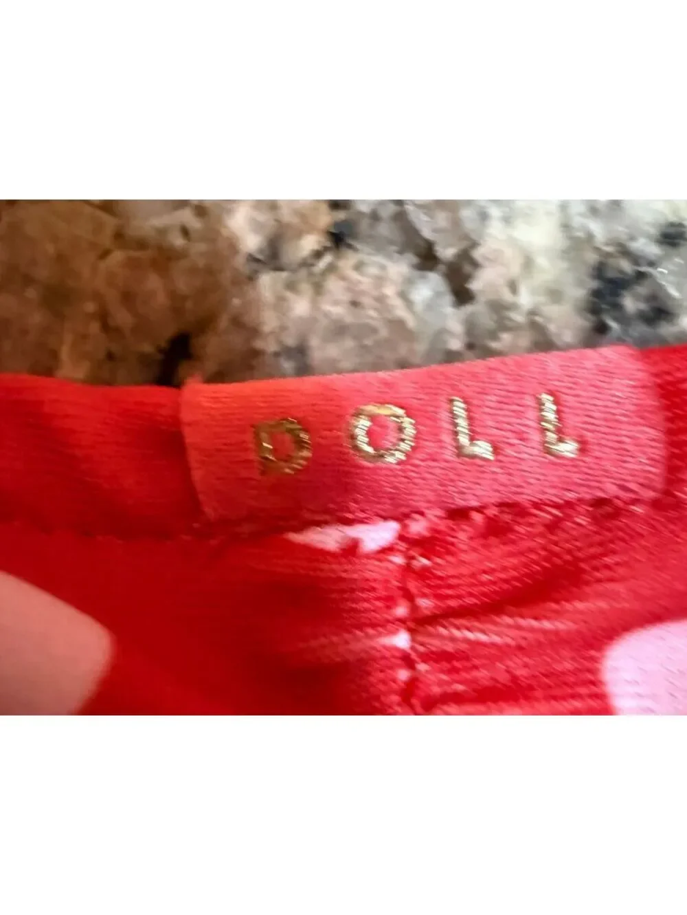 Doll & Co Red Polka Dot Bikini Set Made in USA. NEVER WORN